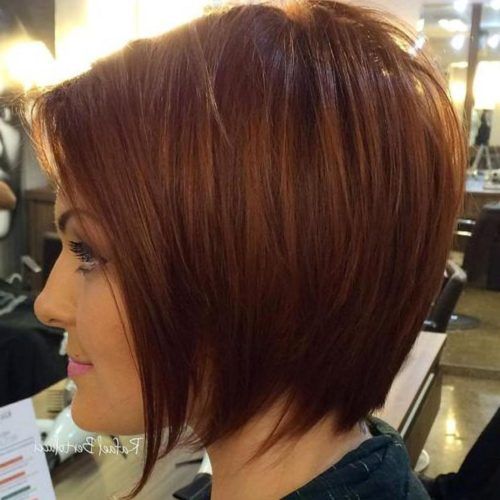 Tapered Shaggy Chocolate Brown Bob Hairstyles (Photo 10 of 20)