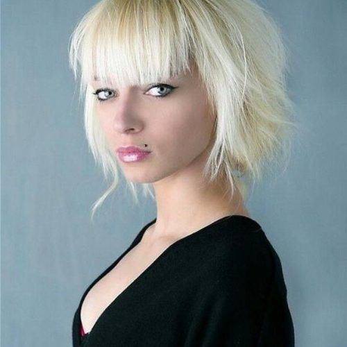 Short Hairstyles With Blunt Bangs (Photo 5 of 20)