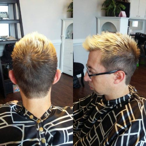 Mohawk Haircuts With Blonde Highlights (Photo 9 of 20)