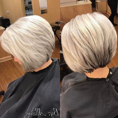 Gray Bob Hairstyles With Delicate Layers (Photo 17 of 20)
