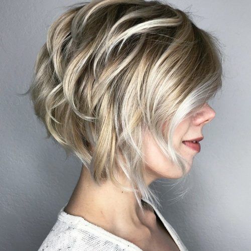 Silver Balayage Bob Haircuts With Swoopy Layers (Photo 14 of 20)