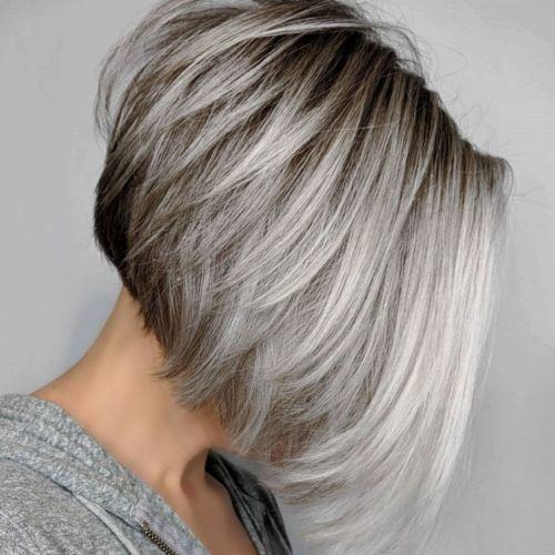 Gray Bob Hairstyles With Delicate Layers (Photo 6 of 20)