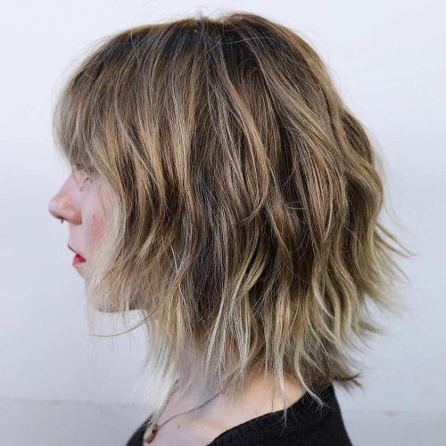 Razored Shaggy Bob Hairstyles With Bangs (Photo 6 of 20)