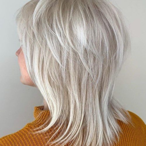 Silver-White Shaggy Haircuts (Photo 1 of 20)