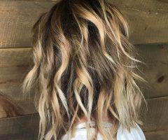 20 Best Collection of Long Razored Shag Haircuts with Balayage