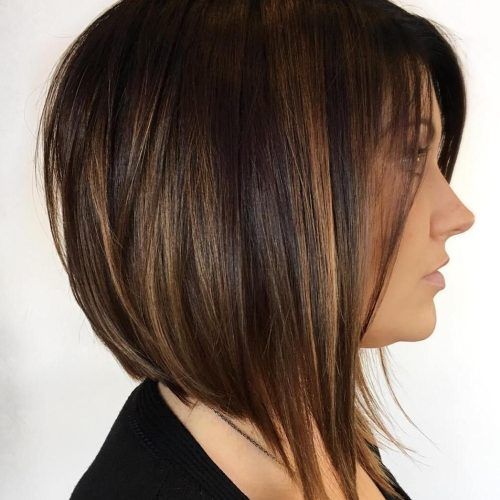 Straight Cut Bob Hairstyles With Layers And Subtle Highlights (Photo 13 of 20)
