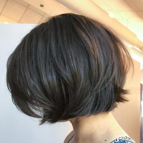 Straight Cut Bob Hairstyles With Layers And Subtle Highlights (Photo 1 of 20)