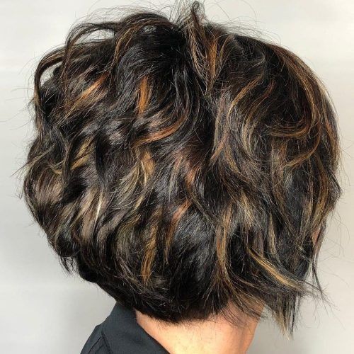 Short Bob Hairstyles With Piece-Y Layers And Babylights (Photo 15 of 20)