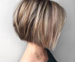 20 Best Collection of Straight Textured Angled Bronde Bob Hairstyles