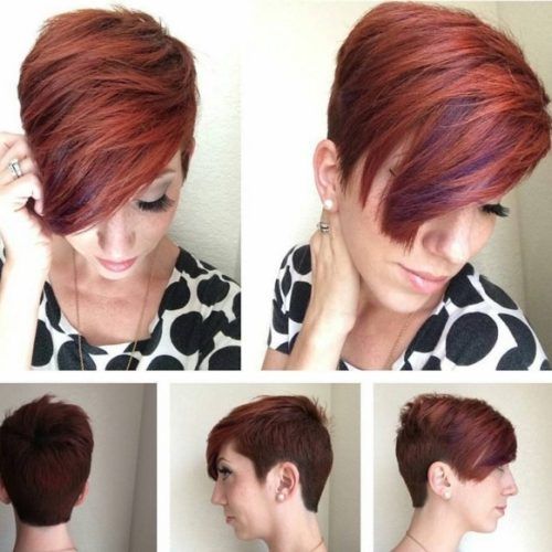 Short Choppy Side-Parted Pixie Haircuts (Photo 15 of 15)