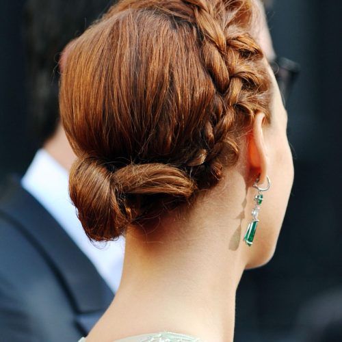 Halo Braid Hairstyles With Long Tendrils (Photo 16 of 20)
