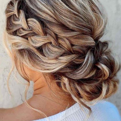 Side Braid Updo For Long Hair (Photo 12 of 15)