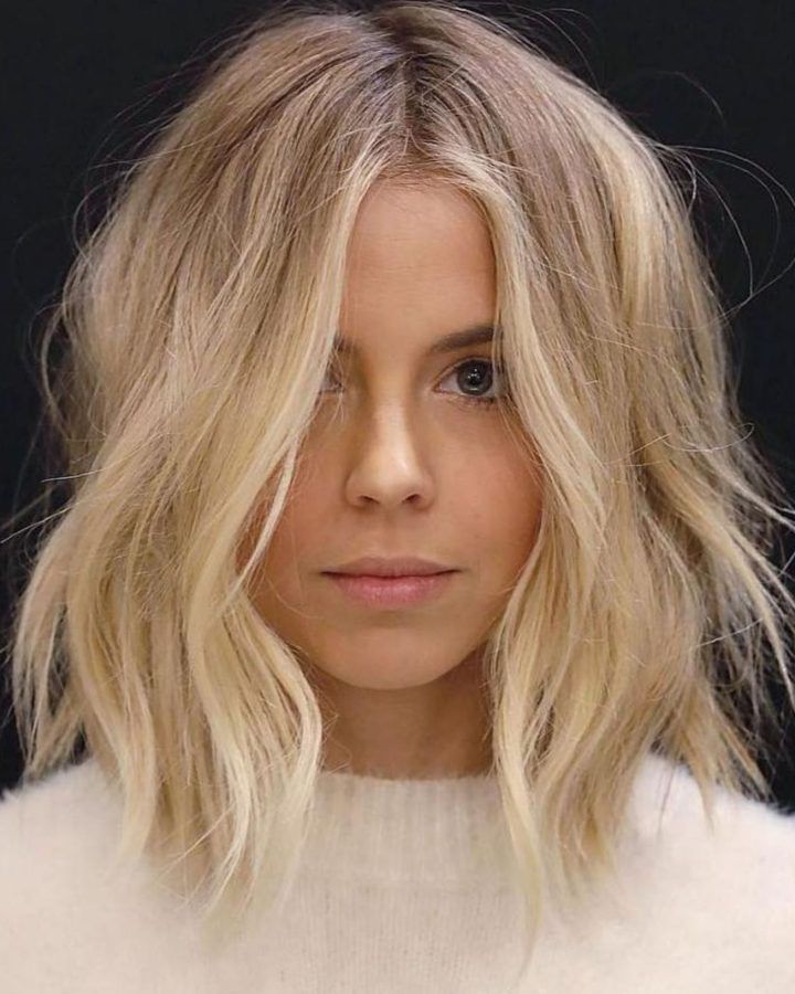 20 Inspirations Middle Parting Long Hairstyles with Choppy Layers