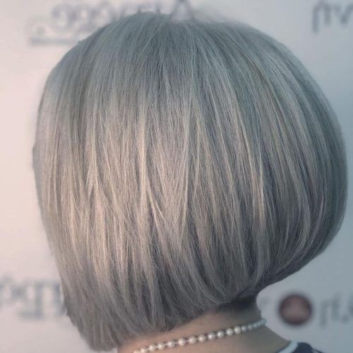 Gray Bob Hairstyles With Delicate Layers (Photo 4 of 20)