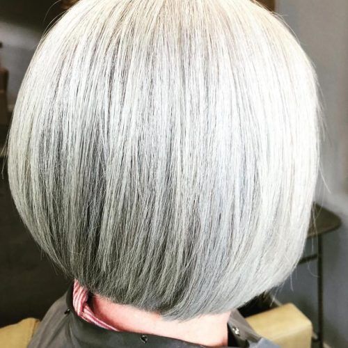 Sleek Gray Bob Hairstyles (Photo 4 of 20)