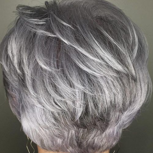 Airy Gray Pixie Hairstyles With Lots Of Layers (Photo 12 of 20)