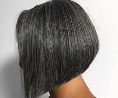 2024 Popular Sleek Gray Bob Hairstyles