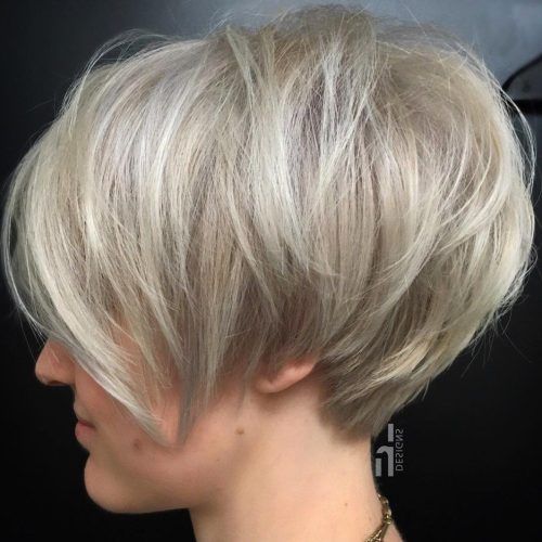 Black And Ash Blonde Pixie Bob Hairstyles (Photo 8 of 20)