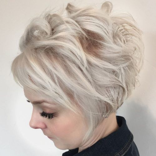 Long Messy Ash Blonde Pixie Haircuts (Photo 2 of 20)