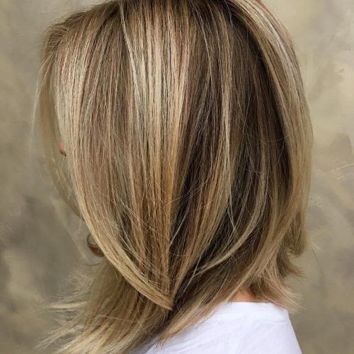 Straight Textured Angled Bronde Bob Hairstyles (Photo 6 of 20)