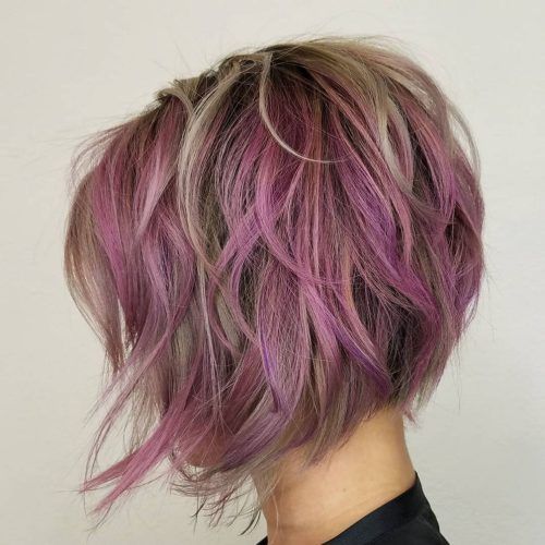 Short Messy Lilac Hairstyles (Photo 6 of 20)