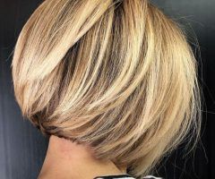20 Ideas of Caramel Blonde Rounded Layered Bob Hairstyles