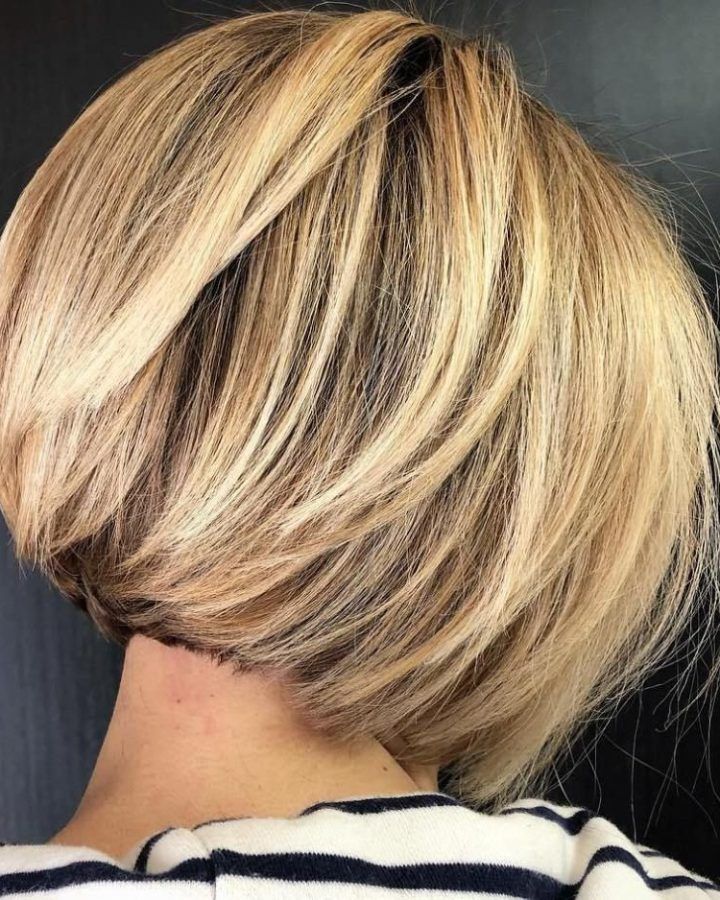 2024 Latest Inverted Bob Hairstyles with Swoopy Layers