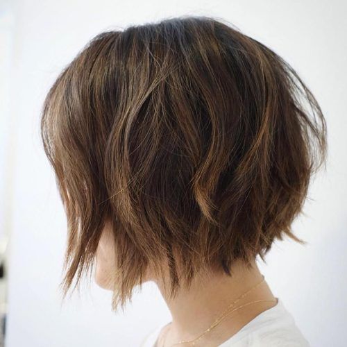 Jaw-Length Choppy Bob Hairstyles With Bangs (Photo 2 of 20)