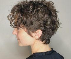 20 Best Collection of Casual Scrunched Hairstyles for Short Curly Hair