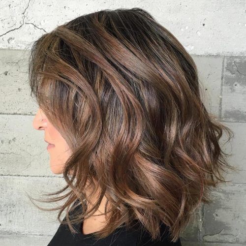 Golden-Brown Thick Curly Bob Hairstyles (Photo 16 of 20)