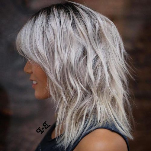 Medium Silver Layers Hairstyles (Photo 1 of 20)
