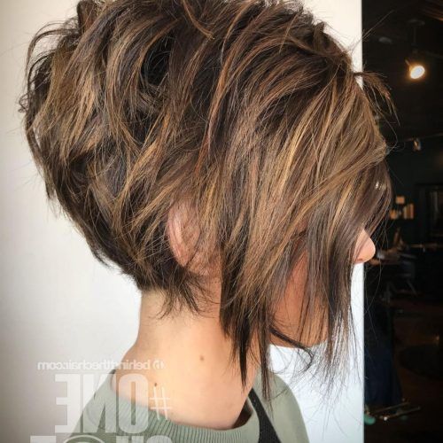 Messy Pixie Hairstyles With Chunky Highlights (Photo 5 of 20)