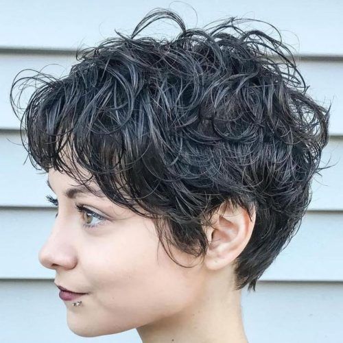 Long Messy Curly Pixie Haircuts (Photo 8 of 20)