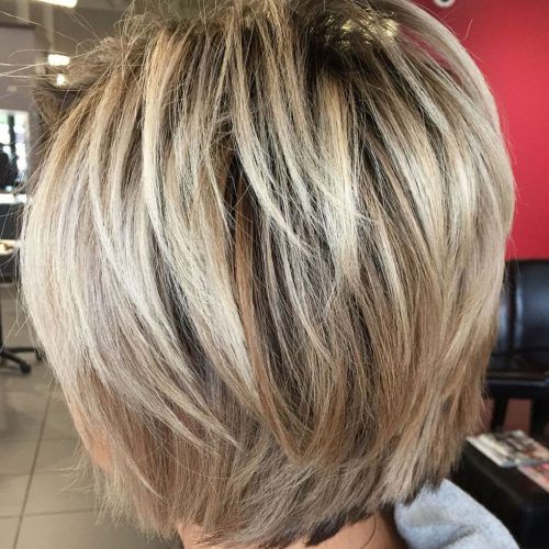 Blonde Bob Hairstyles With Shaggy Crown Layers (Photo 2 of 20)