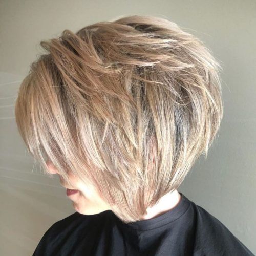Blonde Bob Hairstyles With Shaggy Crown Layers (Photo 1 of 20)