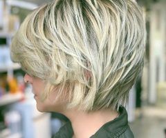 20 Collection of Short Sliced Metallic-blonde Bob Hairstyles