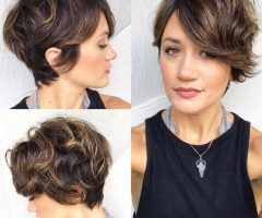 20 Inspirations Curly Pixie Haircuts with Highlights