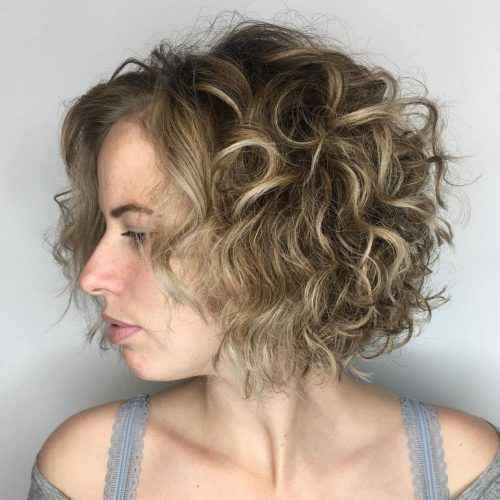Angelic Blonde Balayage Bob Hairstyles With Curls (Photo 4 of 20)