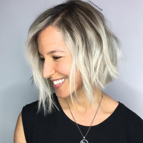 Long Blonde Pixie Haircuts With Root Fade (Photo 9 of 20)