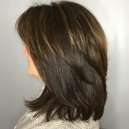 Sleek Mid-Length Haircuts With Shaggy Ends (Photo 7 of 20)