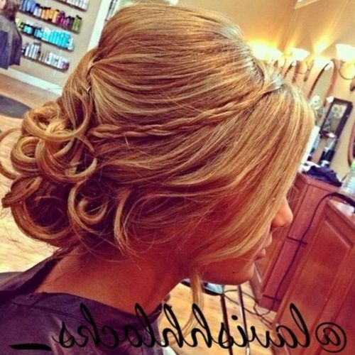 Voluminous Curly Updo Hairstyles With Bangs (Photo 20 of 20)