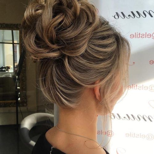 Updo Buns Hairstyles (Photo 14 of 15)