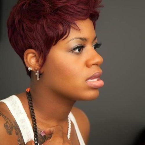Short Hairstyles With Color For Black Women (Photo 3 of 20)