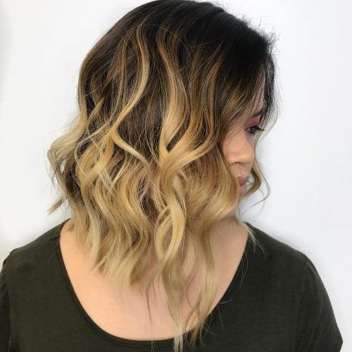 Asymmetrical Lob Haircuts With Waves (Photo 10 of 20)