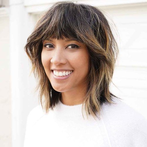 Shoulder Length Lob Haircuts With Layered Front (Photo 4 of 20)