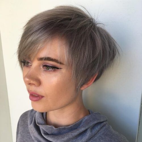Silver And Brown Pixie Haircuts (Photo 4 of 15)