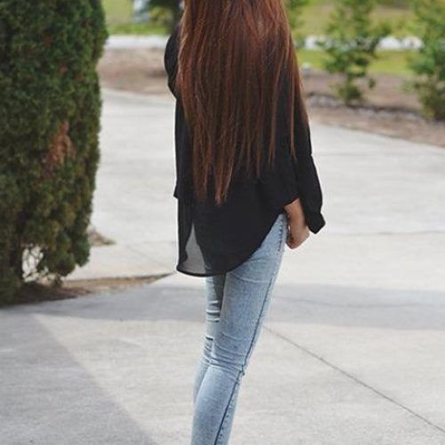 Long Hairstyles For Jeans (Photo 13 of 15)