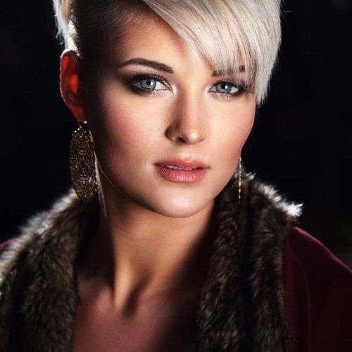 Edgy Undercut Pixie Hairstyles With Side Fringe (Photo 4 of 20)
