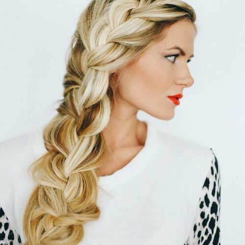 Elegant Blonde Mermaid Braid Hairstyles (Photo 14 of 20)