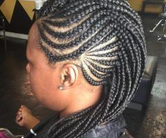 2024 Popular Braided Hairstyles in a Mohawk